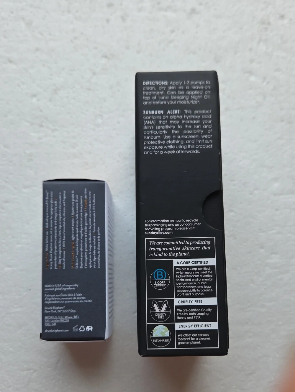 Sunday Riley Good Genes Lactic Acid 30ml + Drunk Elephant D-Bronzi Drops 30ml